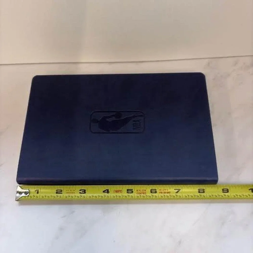 NBA Castelli Lined Journal Notebook OS Navy Blue Like New Sports Executive